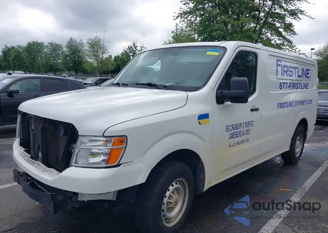 2020 Nissan Nv Cargo Nv1500 S Standard Roof V6 из США, поврежденный, VIN 1N6BF0KM0LN803824